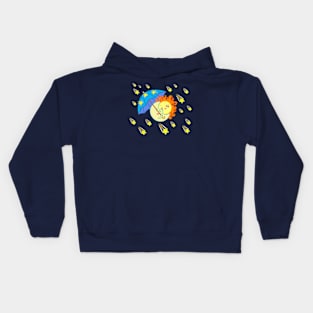 Meteor Shower Kids Hoodie